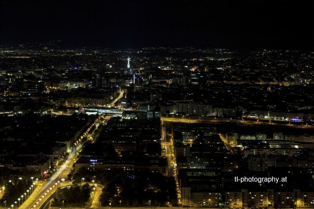 Vienna at Night from the DC Tower